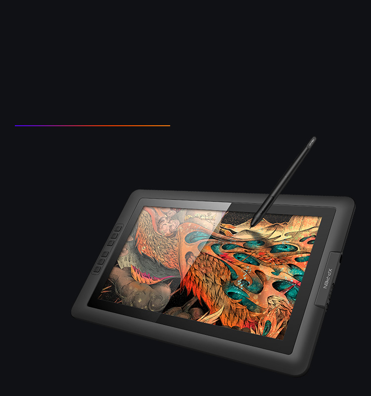 Artist 15.6 display tablet with High quality glass design