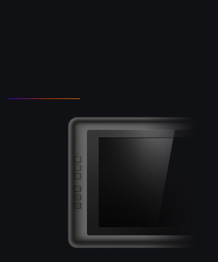 Artist 15.6 display tablet come with 6 Customizable Express keys
