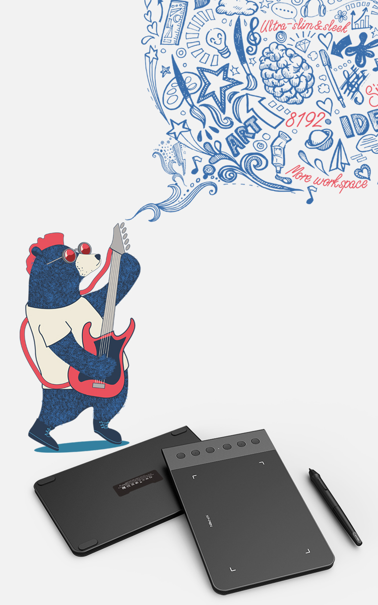 mesa digitalizadora de desenho digital XP-PEN Star G640S