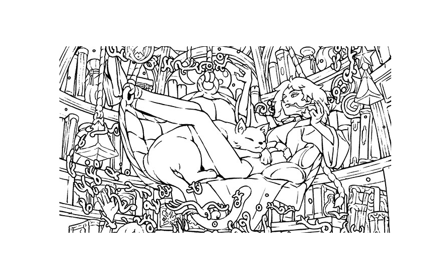 bocetos de ilustración creativa